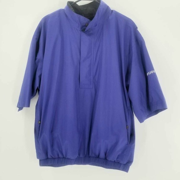 DryJoys By FootJoy Golf Windbreaker Jacket Blue M - Picture 1 of 7